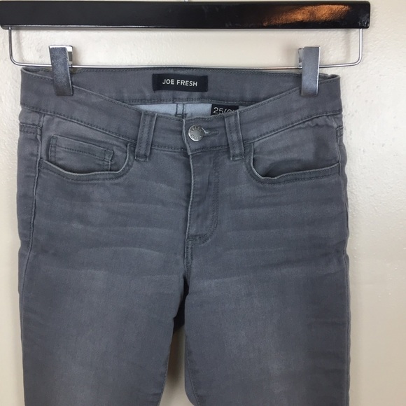 [Joe Fresh] Size: 0 Gray Low Rise Skinny Leg Jeggings - Picture 2 of 7